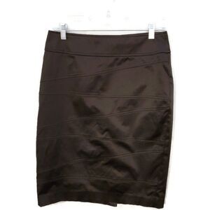 NWOT ALFANI Black Midi Skirt Size 4